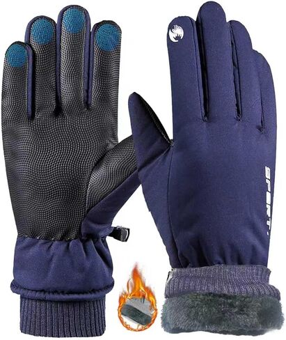 PROUDDEMON PD Winter Insulated Thermal Snow Ski Gloves Waterproof for Women Men, Windproof Gloves for Extreme Cold Weather Outdoor Sports in Saudi Arabia