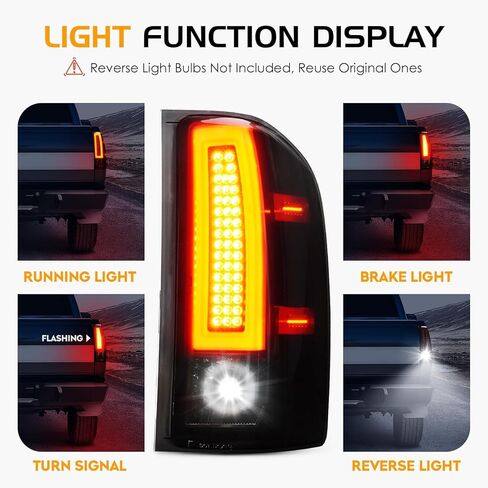 LED Tail Light + 3rd Brake Light Assembly for Chevy Chevrolet Silverado 1500 2500 HD 3500 HD 2007-2014, for GMC Sierra 3500 HD 2008-2014 with Dual Wheel Only, Smoke Lens 3Pcs in Saudi Arabia