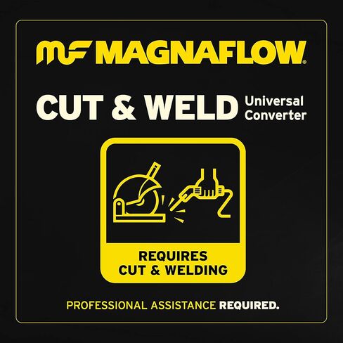 MagnaFlow 51306 OEM Grade Universal Catalytic Converter, 2.5" Inlet/Outlet (EPA Compliant) in Saudi Arabia