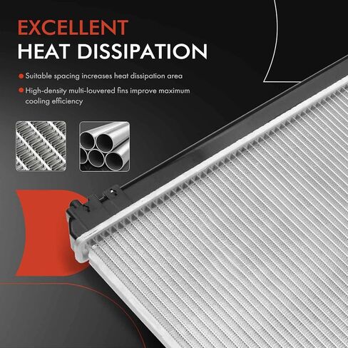 A-Premium Engine Coolant Radiator Assembly with Transmission Oil Cooler Compatible with Suzuki Grand Vitara 2006-2013 2.7L 3.2L 2.4L, Automatic Transmission, Replace# 8012920 in Saudi Arabia