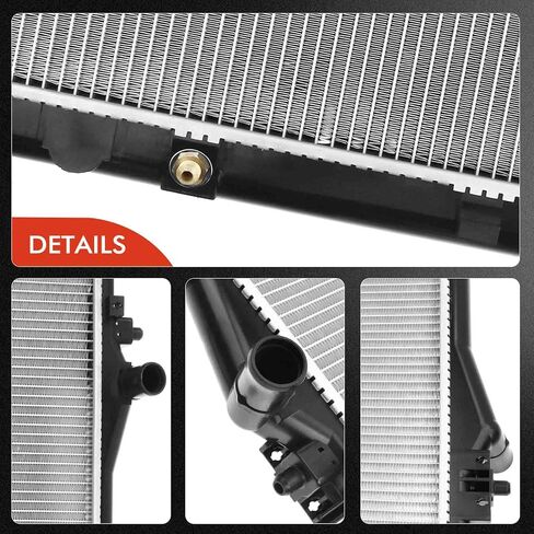 A-Premium Engine Coolant Radiator Assembly with Transmission Oil Cooler Compatible with Suzuki Grand Vitara 2006-2013 2.7L 3.2L 2.4L, Automatic Transmission, Replace# 8012920 in Saudi Arabia