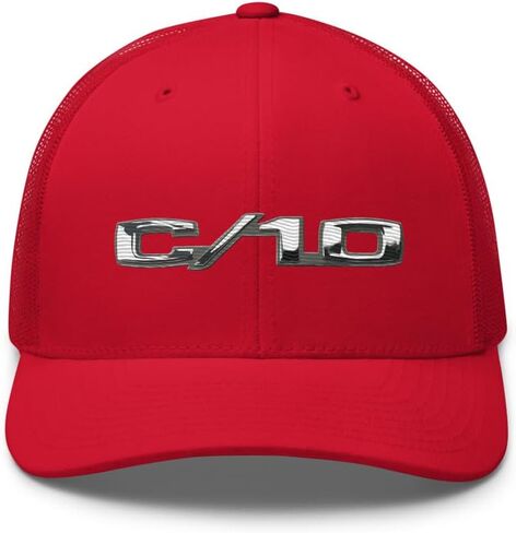 1972 Chevy C10 Emblem Custom 10 قبعة بيك اب لسائقي الشاحنات قبعة Snapback in Saudi Arabia