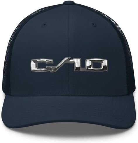 1972 Chevy C10 Emblem Custom 10 قبعة بيك اب لسائقي الشاحنات قبعة Snapback in Saudi Arabia