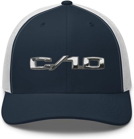 1972 Chevy C10 Emblem Custom 10 قبعة بيك اب لسائقي الشاحنات قبعة Snapback in Saudi Arabia