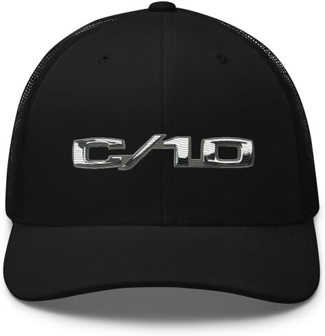 1972 Chevy C10 Emblem Custom 10 قبعة بيك اب لسائقي الشاحنات قبعة Snapback in Saudi Arabia