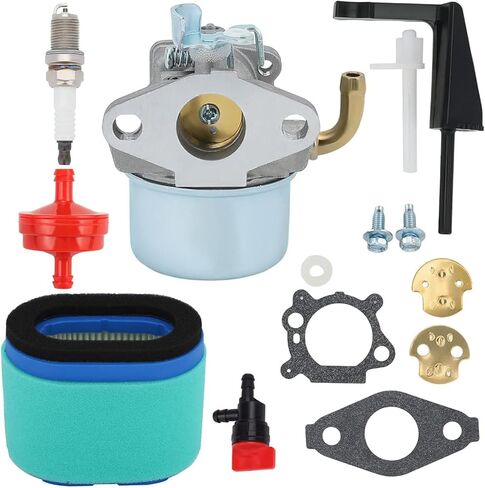 متوافق مع 798653 Intek 206 5.5hpCarburator Kit لـ Briggs & Stratton 190 6HP محرك حرفي تروي بيلت سيرز تيلر تشيبر استبدال 791077 696981 798653 698860 698810 in Saudi Arabia