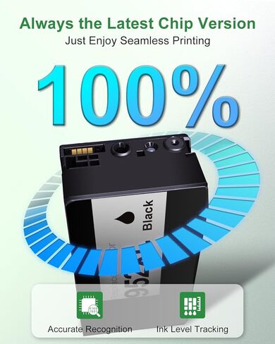 952XL Ink Cartridges 4 Combo Pack Compatible for HP Printer, 952XL 952 XL Ink Works OfficeJet 8702 7700 8210 8700 Series (Black, Cyan/Magenta/Yellow) (952XL-4packs) in Kuwait