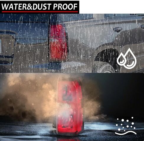 مجموعة مصابيح الذيل متوافقة مع 2015-2020 Chevy Suburban Tahoe، مصباح فرامل المصابيح الخلفية مع استبدال LED DRL جانب الركاب الأيمن الخلفي GM2801264 23407433 84467059 in Kuwait