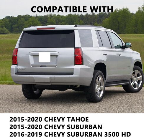 مجموعة مصابيح الذيل متوافقة مع 2015-2020 Chevy Suburban Tahoe، مصباح فرامل المصابيح الخلفية مع استبدال LED DRL جانب الركاب الأيمن الخلفي GM2801264 23407433 84467059 in Kuwait