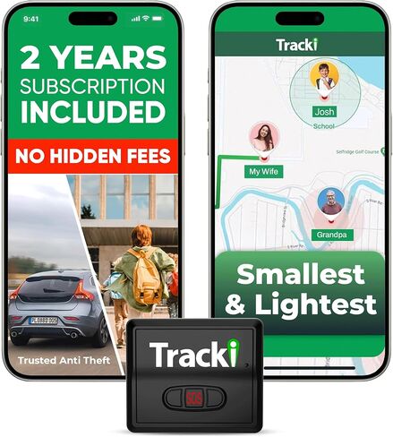 Tracki GPS Tracker للمركبات بدون رسوم شهرية، تكنولوجيا أمريكية الصنع. جهاز تتبع السيارة بنظام تحديد المواقع 4G LTE. مسافة غير محدودة، الولايات المتحدة والعالم. صغير محمول في الوقت الحقيقي مغناطيسي صغير. يشمل اشتراك لمدة عامين in Kuwait