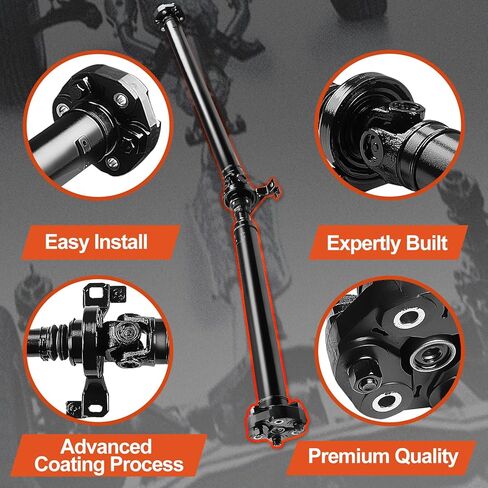 25752724 Rear Complete Drive Shaft Prop Shaft Driveshaft Assembly Compatible with Cadillac CTS 2003-2004 3.2L, Automatic Transmission, Replace OE 936-126, 25752724, 936126 in Saudi Arabia