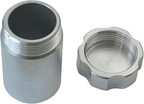 Aluminium Weld On Filler Neck With Cap for Fuel/Oil Tank, 33mm ID 38mm OD in Kuwait