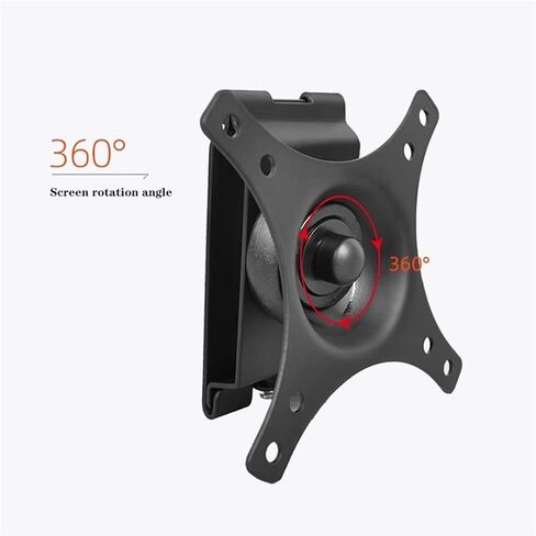 Monitor Desk Single Monitor Wall Mount Fits Most 15-27" LCD Monitor, Adjustable Steel Monitor Mount Tilt & Rotate, VESA 75x75/100x100 mm, Holds up to 29.98lbs Monitor Stand in Saudi Arabia