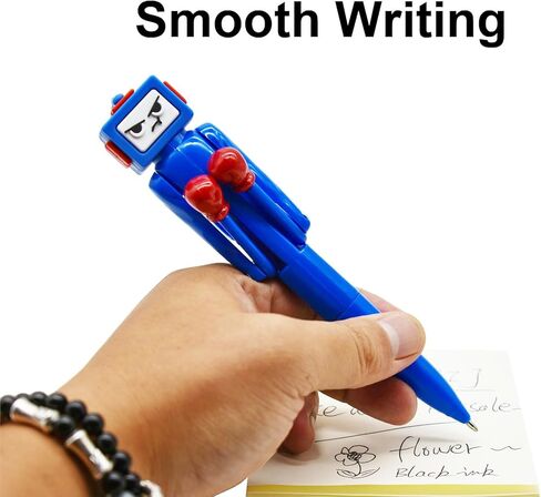 Maydahui 4 Pcs Kawaii Boxing Robot Ballpoint Pens Cute Creative Pens 1.0mm Bullet Nib Novelty Pen Black Ink for Office Supplies Birthday in Saudi Arabia
