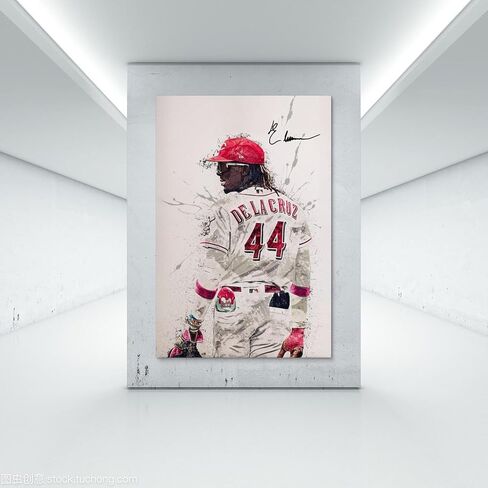 Elly De La Cruz Sign Baseball Poster Watercolor Style Sign Canvas Art Poster And Wall Art Picture Print Modern Family Bedroom Decor Office Posters. Unframe-style, 12x18inch(30x45cm) in Saudi Arabia