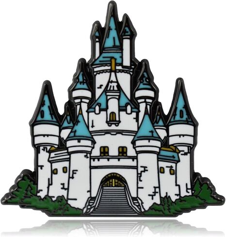 Fantasy Castle Enamel Pin in Saudi Arabia
