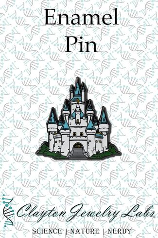 Fantasy Castle Enamel Pin in Saudi Arabia