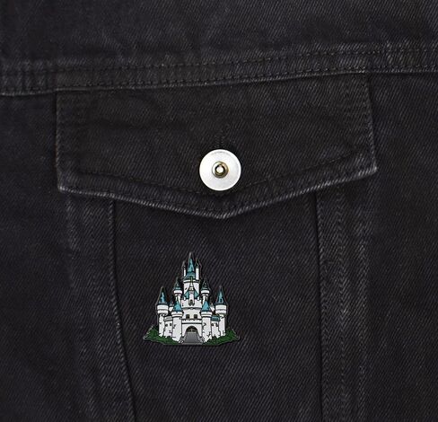 Fantasy Castle Enamel Pin in Saudi Arabia