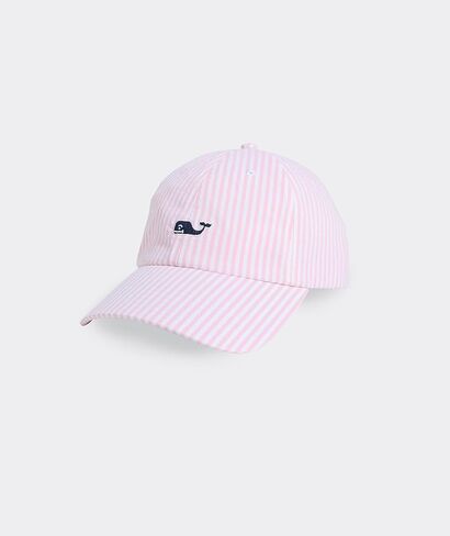 Vineyard Vines Women's Womens Harbor Seersucker Baseball Hat in Saudi Arabia