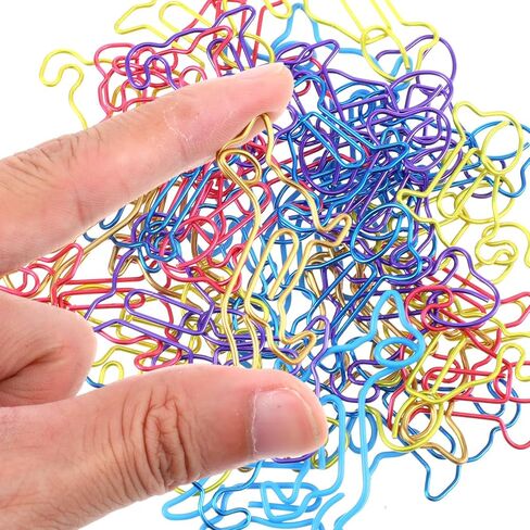 50 Pcs Cute Paper Clips Dog Paperclips Cute Animal Paper Clips Metal Dogs Lover Gifts Black Binder Paperclips Document Note Sorting Organizer for Work School Office Supplies in Saudi Arabia