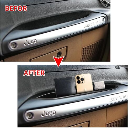 صينية قضيب الإمساك متوافقة مع 2011 2012 2013 2014 2015 2016 2017 2018 منظم تخزين جيب رانجلر JK من جانب الركاب لملحقات باب JKU 2/4 in Kuwait