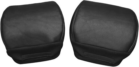 Driver Passenger Side Leather Headrest Cover BLK for Ford F-150 Raptor SVT 2010 2011 2012 2013 2014 in Saudi Arabia