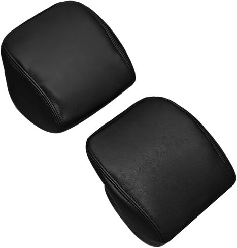 Driver Passenger Side Leather Headrest Cover BLK for Ford F-150 Raptor SVT 2010 2011 2012 2013 2014 in Saudi Arabia