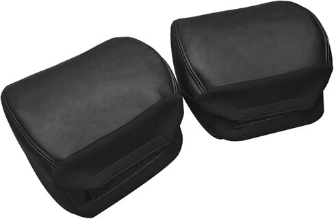 Driver Passenger Side Leather Headrest Cover BLK for Ford F-150 Raptor SVT 2010 2011 2012 2013 2014 in Saudi Arabia