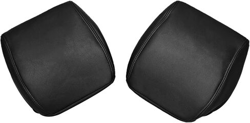 Driver Passenger Side Leather Headrest Cover BLK for Ford F-150 Raptor SVT 2010 2011 2012 2013 2014 in Saudi Arabia