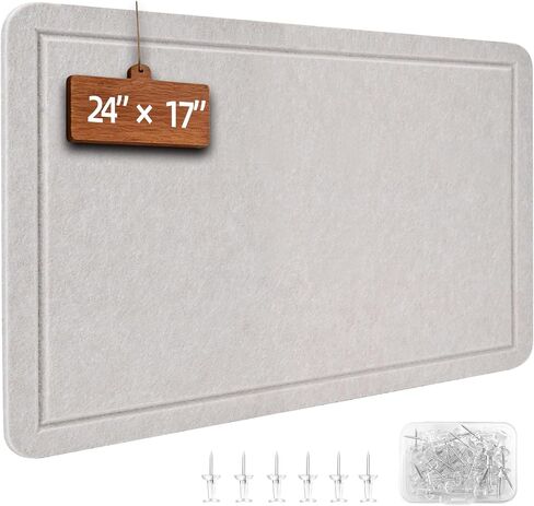 Bulletin Board, 24 x 17 inches Decorative Felt Pin Board for Wall, Foldable Felt Notice Photo Display Board with Self-Adhesive Tape for Office Home School, with 20 Pushpin(Camel) in Saudi Arabia
