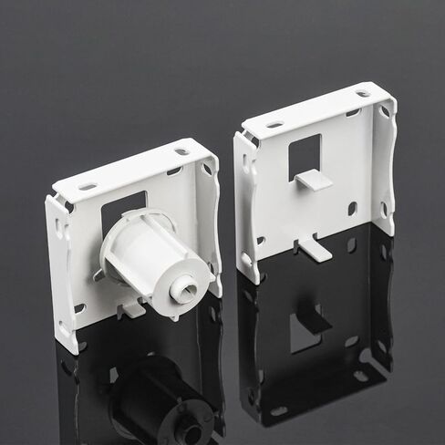 Roll Ease Fascia Bracket Set R16 R-Series 3" - White - Replacement Mounting Bracket for Motorized Shades & Blinds in Kuwait