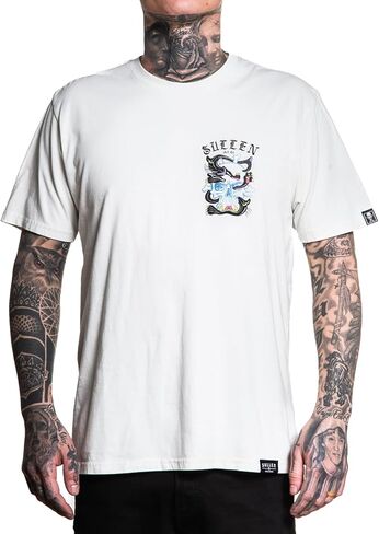 تي شيرت Sullen الرجالي Panther Trip Traditions Capule Tattoo Lifestyle Graphic من القطن الفاخر بأكمام قصيرة in Saudi Arabia