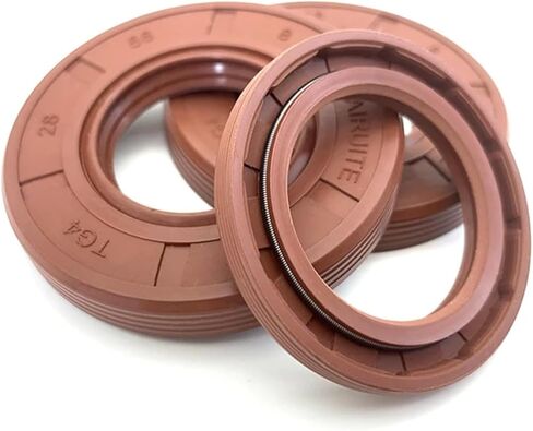 TG4 Skeleton Oil Seal ID 22mm~24mm OD 35mm~50mm Excellent Sealing Performance for Hydraulic Pumps & Gearboxes(22x35x8,2pcs) in Kuwait