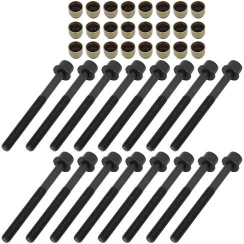 Head Gasket Set with Bolts Fit for Infiniti FX35 G35 2003-2004, for Nissan 350Z 2003-2006 - 3.5L 3498CC V6 DOHC VQ35DE HS26239PT ES72900 in Saudi Arabia