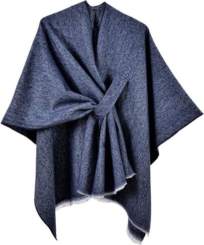 QUIRAI Shawl Wraps for Women, Elegant Pashmina Wraps for Mothers Day Gifts, Open Front Poncho for Spring Fall Winter in Saudi Arabia