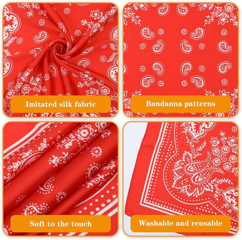 10 Pcs 27.5 x 27.5 Inch Square Satin Head Scarves Women Silk Bandana Hair Scarves Hair Wrap Neck Scarf for Sleeping in Kuwait
