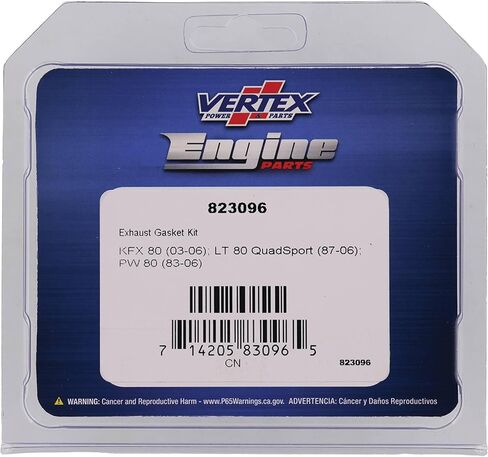 Vertex-Winderosa Exhaust Gasket Kit 823096 for Kawasaki KFX 80 2003 2004 2005 2006, LT 80 1987 1988 1989 1990 1991 1992 1993 1994 1995 1996 1997 1998 1999 2000 2001 2002 2003 2004 2005 2006 in Kuwait