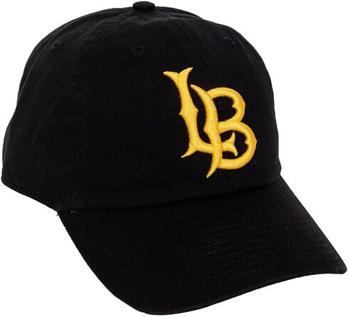 Desert Cactus Cal State Long Beach Baseball Hat University California Dirtbags LBSU CSULB Brimmed Embroirderd Hats Cap Adjustable Cloth Strap Adult (Style A) Black in Saudi Arabia