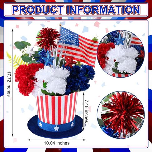 St. Patrick's Day Decorations Centerpiece for Table Green Leprechaun Top Hat Flower Pot Set Artificial Shamrock Flowers Arrangement with Irish Hat Flower Vase for Home Dining Table Holiday in Saudi Arabia