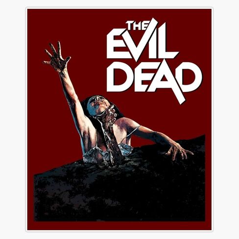 Dead Evil Magnet Reusable Flexible Magnetic Sticker 5" in Saudi Arabia