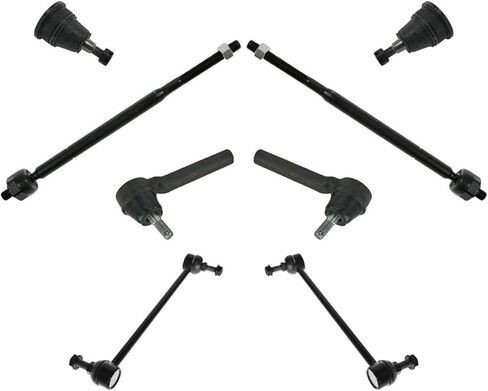 قضيب ربط داخلي خارجي وصلة كروية سفلية طقم شريط Sway 8 قطع مختومة لكرايسلر لدودج جراند كارافان 2008-2010 in Kuwait