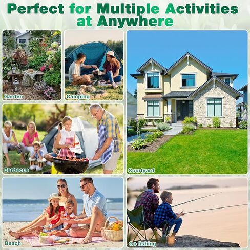 فناء خارجي طارد للبعوض، 36 قطعة من أعواد بخور زيت السترونيلا للبعوض - رادع طبيعي قوي للبعوض للفناء الداخلي وغرفة المنزل والسفر والتخييم in Kuwait