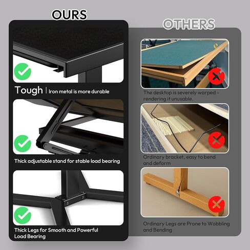 طاولة أحجية الصور المقطوعة 1500 قطعة بأرجل، طاولة ألغاز كبيرة مقاس 28 بوصة × 35 بوصة للبالغين، ارتفاع قابل للتعديل و12 زاوية إمالة، لوحة ألغاز خشبية مع 4 صواني وغطاء لفرز الألغاز، هدية عيد ميلاد للعائلة in Kuwait