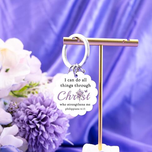 Religious Spiritual Gifts For Christian Women Best Christian Keychain Gifts For Women Mom Inspirational Faith Bible Biblical Gift For Woman Birthday Best God Baptism Faith Based Gift For Friendship in Kuwait