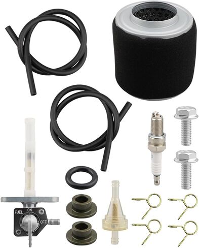 Air Filter Holder Kit, Fuel Valve Petcock kit 17212-KJ2-003 Fit for Honda CRF80F XR100R XR80R CRF100F Replace 16950-GEL-701 16950-GN1-871 16950-GCF-67 in Saudi Arabia