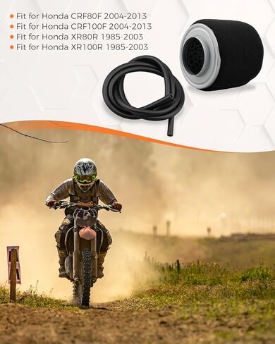 Air Filter Holder Kit, Fuel Valve Petcock kit 17212-KJ2-003 Fit for Honda CRF80F XR100R XR80R CRF100F Replace 16950-GEL-701 16950-GN1-871 16950-GCF-67 in Saudi Arabia