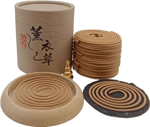 Coil Incense,Traditional spiraled Incense,Perfect for Meditation Spaces,Living Rooms,or Any Indoor Area Where You Want to Create a Relaxing Atmosphere. (48Sandalwood) in Kuwait