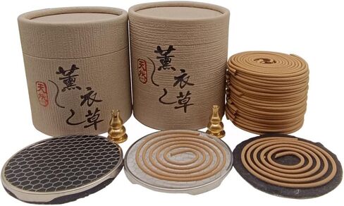 Coil Incense,Traditional spiraled Incense,Perfect for Meditation Spaces,Living Rooms,or Any Indoor Area Where You Want to Create a Relaxing Atmosphere. (48Agarwood) in Saudi Arabia