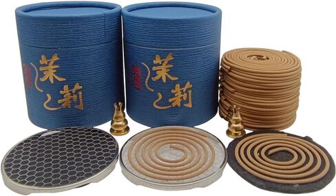 Coil Incense,Traditional spiraled Incense,Perfect for Meditation Spaces,Living Rooms,or Any Indoor Area Where You Want to Create a Relaxing Atmosphere. (48Agarwood) in Saudi Arabia