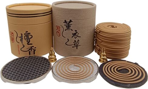 Coil Incense,Traditional spiraled Incense,Perfect for Meditation Spaces,Living Rooms,or Any Indoor Area Where You Want to Create a Relaxing Atmosphere. (48Agarwood) in Saudi Arabia